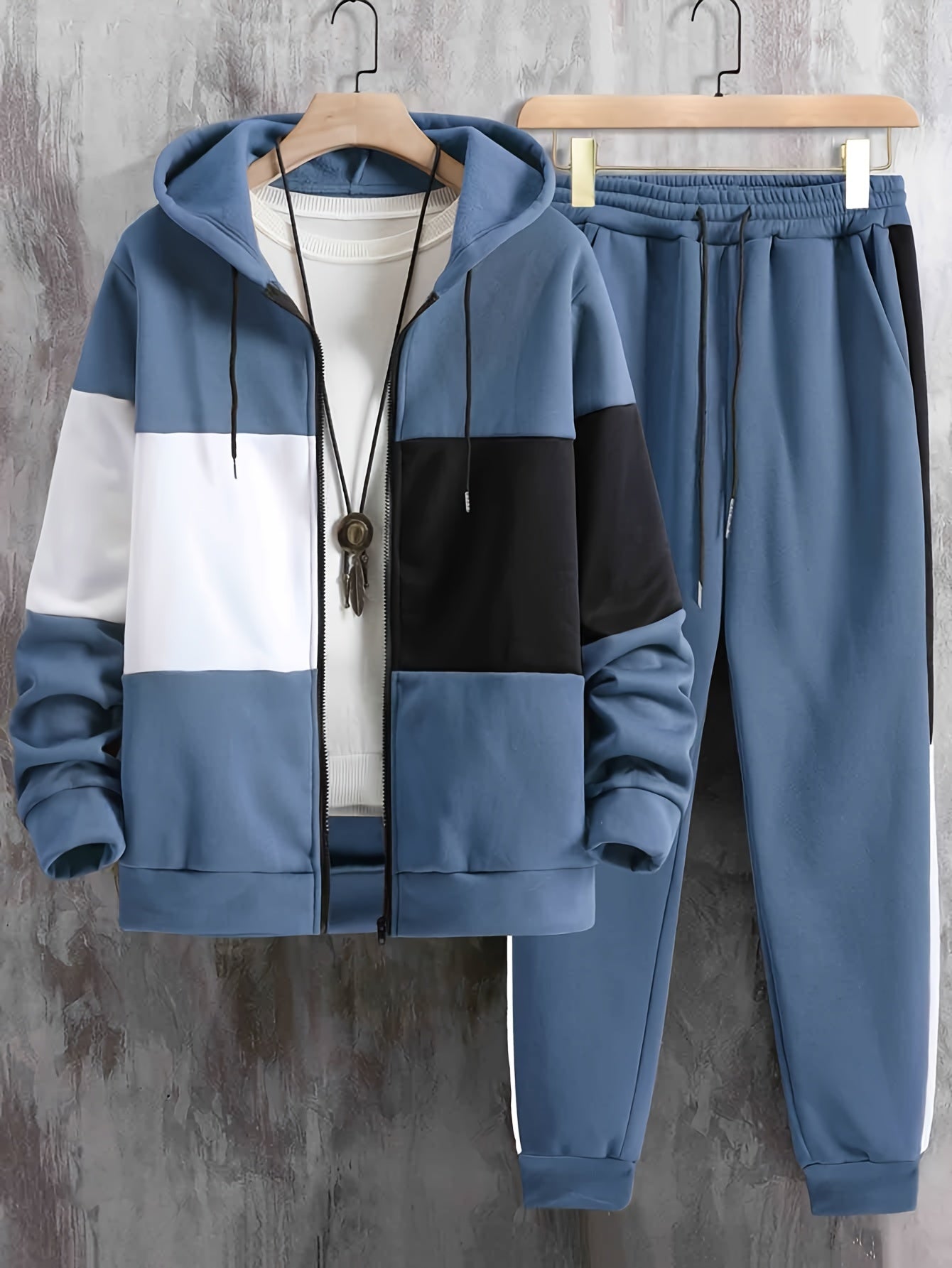 Color Block Casual Set