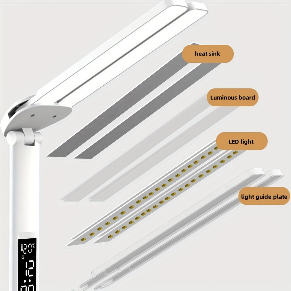 FlexiGlow – Energiezuinige LED Bureaulamp met Verstelbare Nek en Aanraakbediening voor Perfect Licht in Elke Situatie