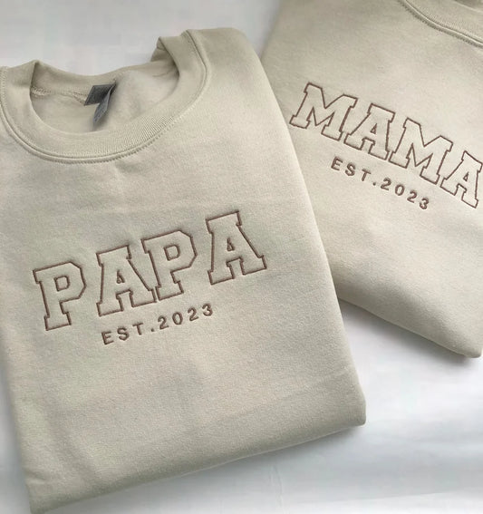 Papa & Mama Sweaters SET